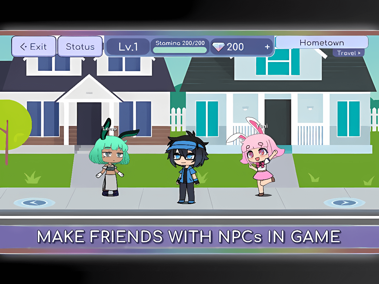 Gacha Life mode gameplay